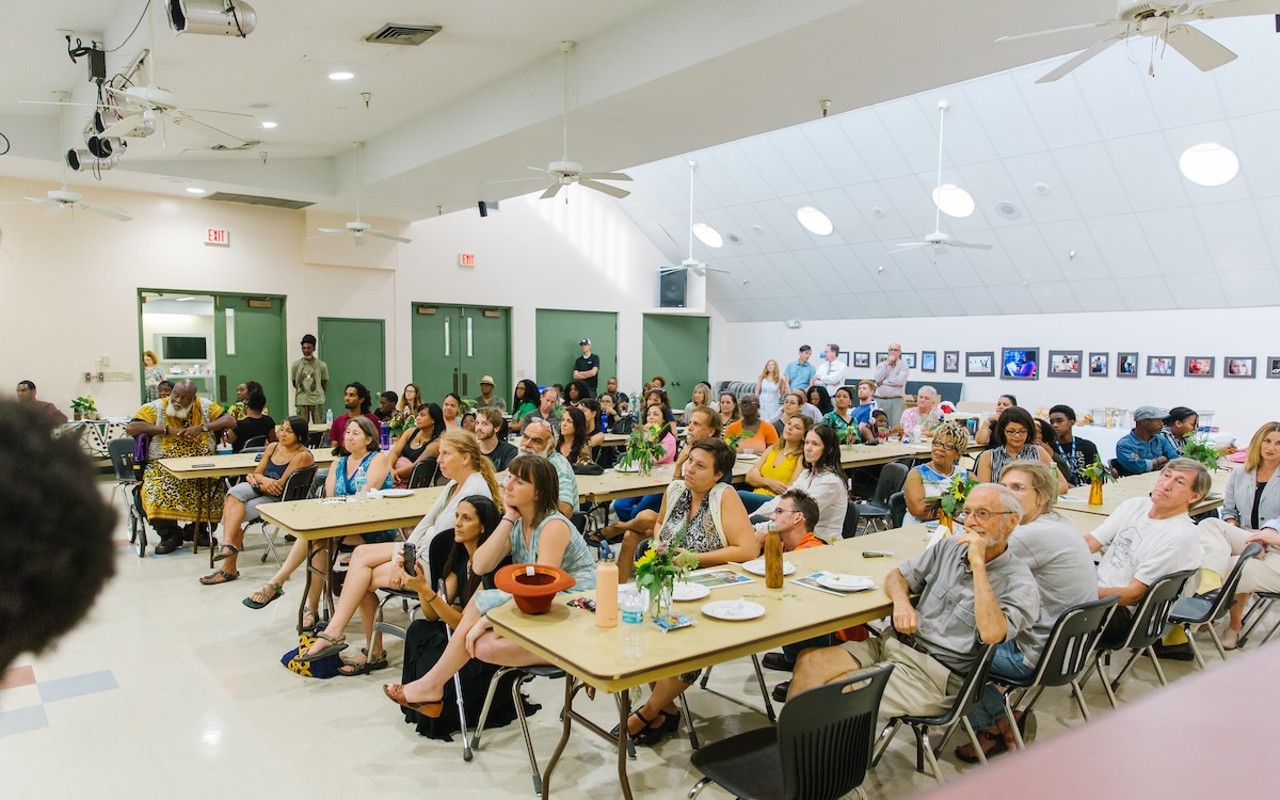 A St. Pete Youth Farm 'EXPOsure' meeting in 2019.